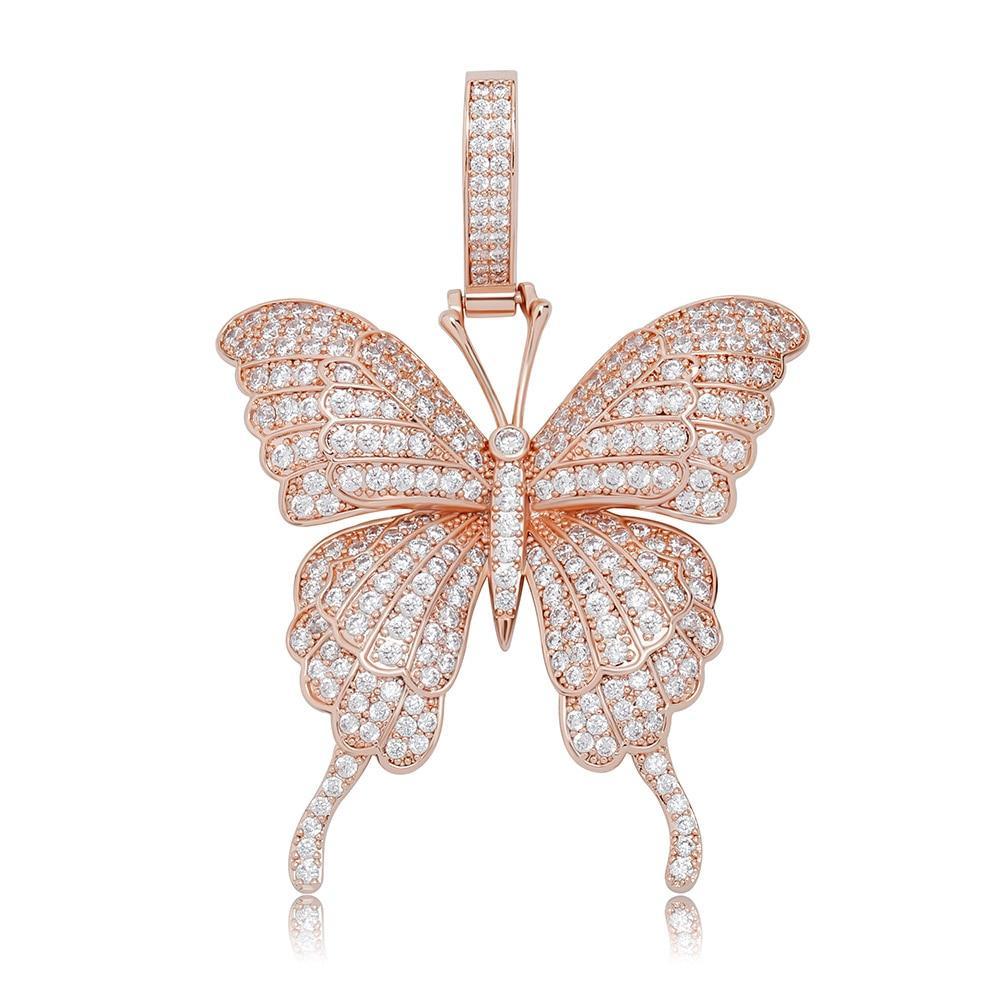 Butterfly Spirit Pendant 14K - ICECI
