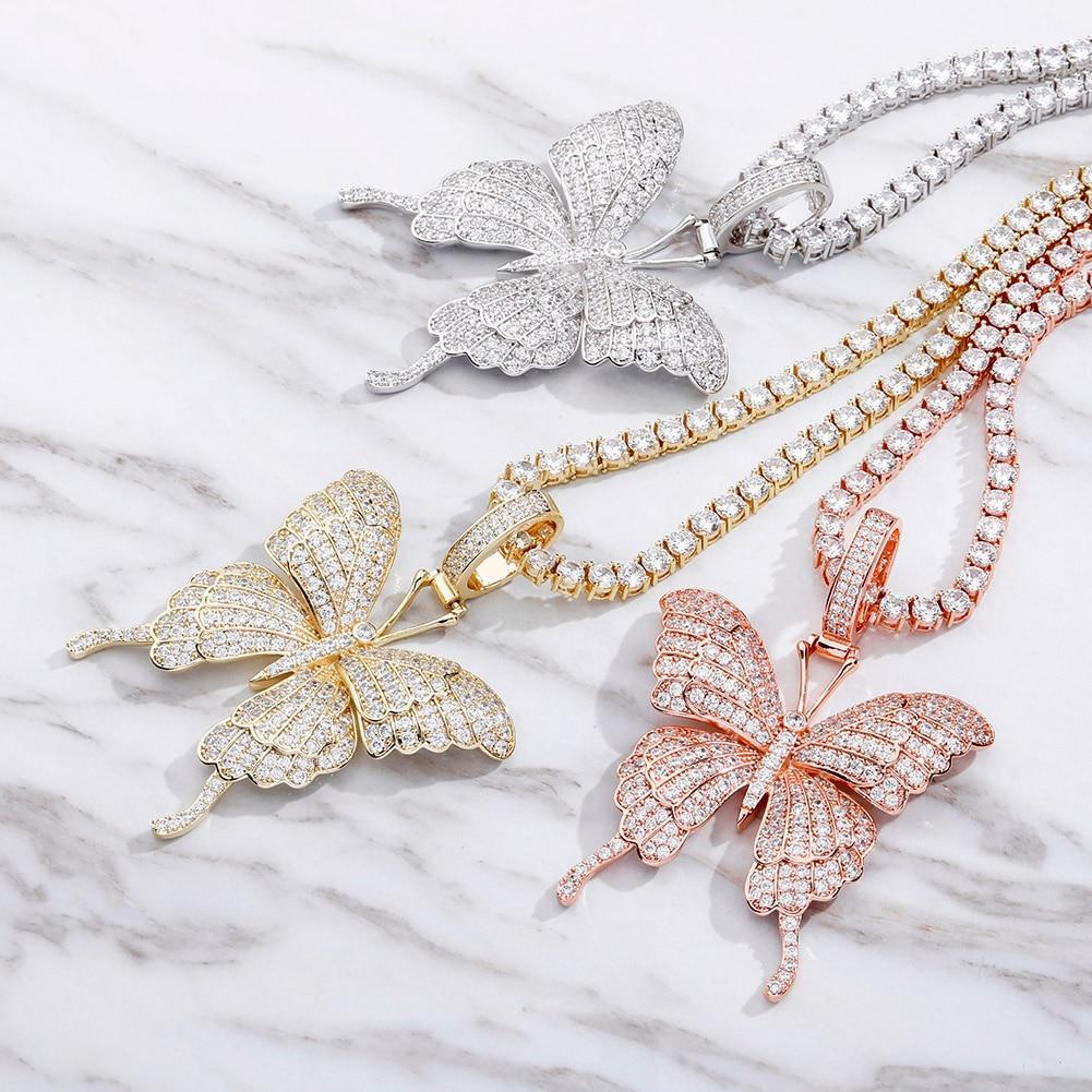 Butterfly Spirit Pendant 14K - ICECI