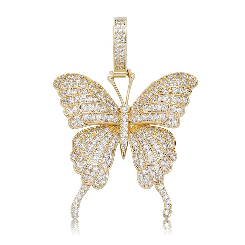 Butterfly Spirit Pendant 14K - ICECI