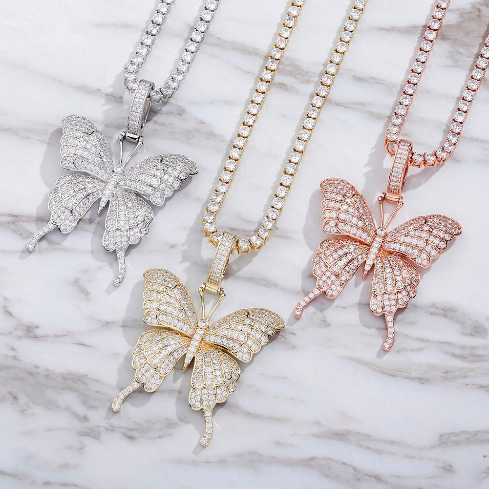 Butterfly Spirit Pendant 14K - ICECI