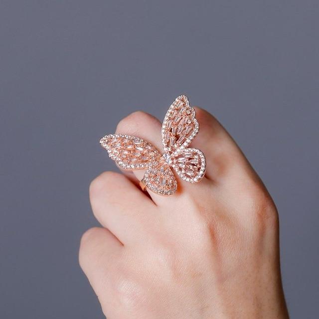 Butterfly Spirit Ring 14K - ICECI