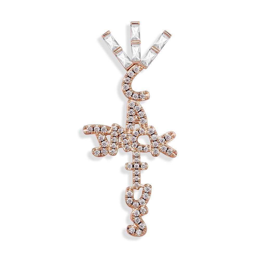 Cactus Jack Cross Pendant 18K - ICECI