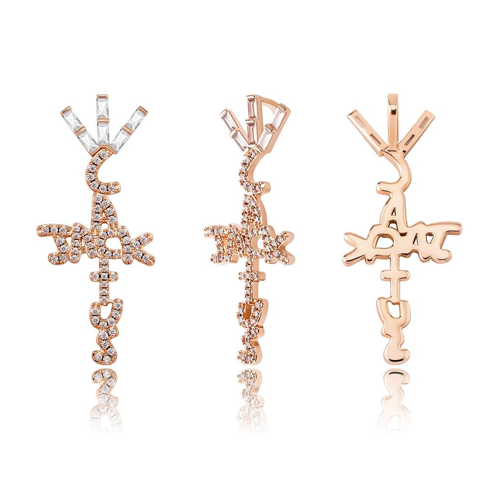 Cactus Jack Cross Pendant 18K - ICECI