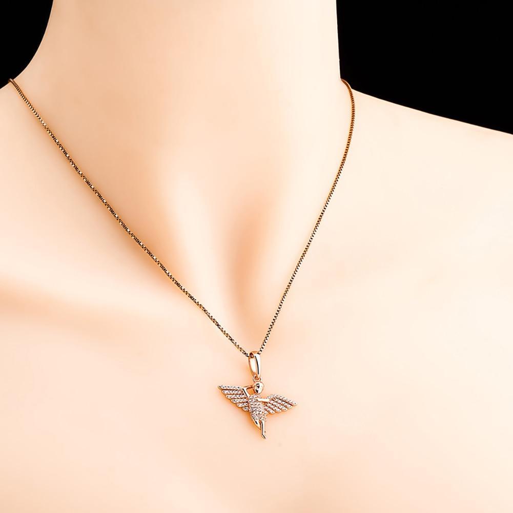 Cherub Angel Pendant 14K x Sterling Silver - ICECI