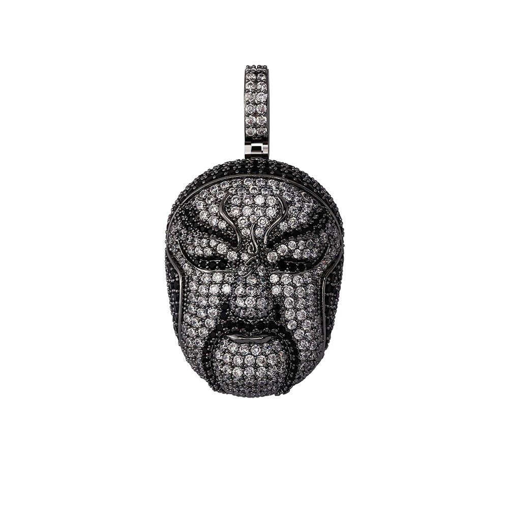 Chinese Opera Mask Pendant 14K - ICECI