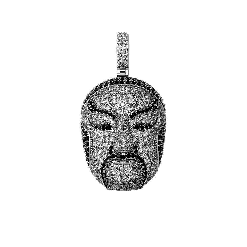 Chinese Opera Mask Pendant 14K - ICECI