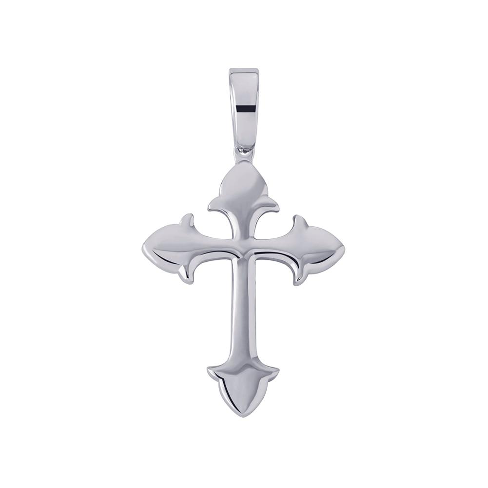 Clustered Infinity Cross Pendant 14K - ICECI