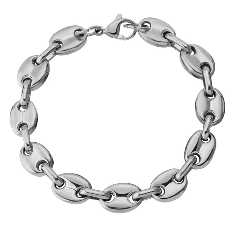Coffee Bean Link Bracelet 18K - ICECI