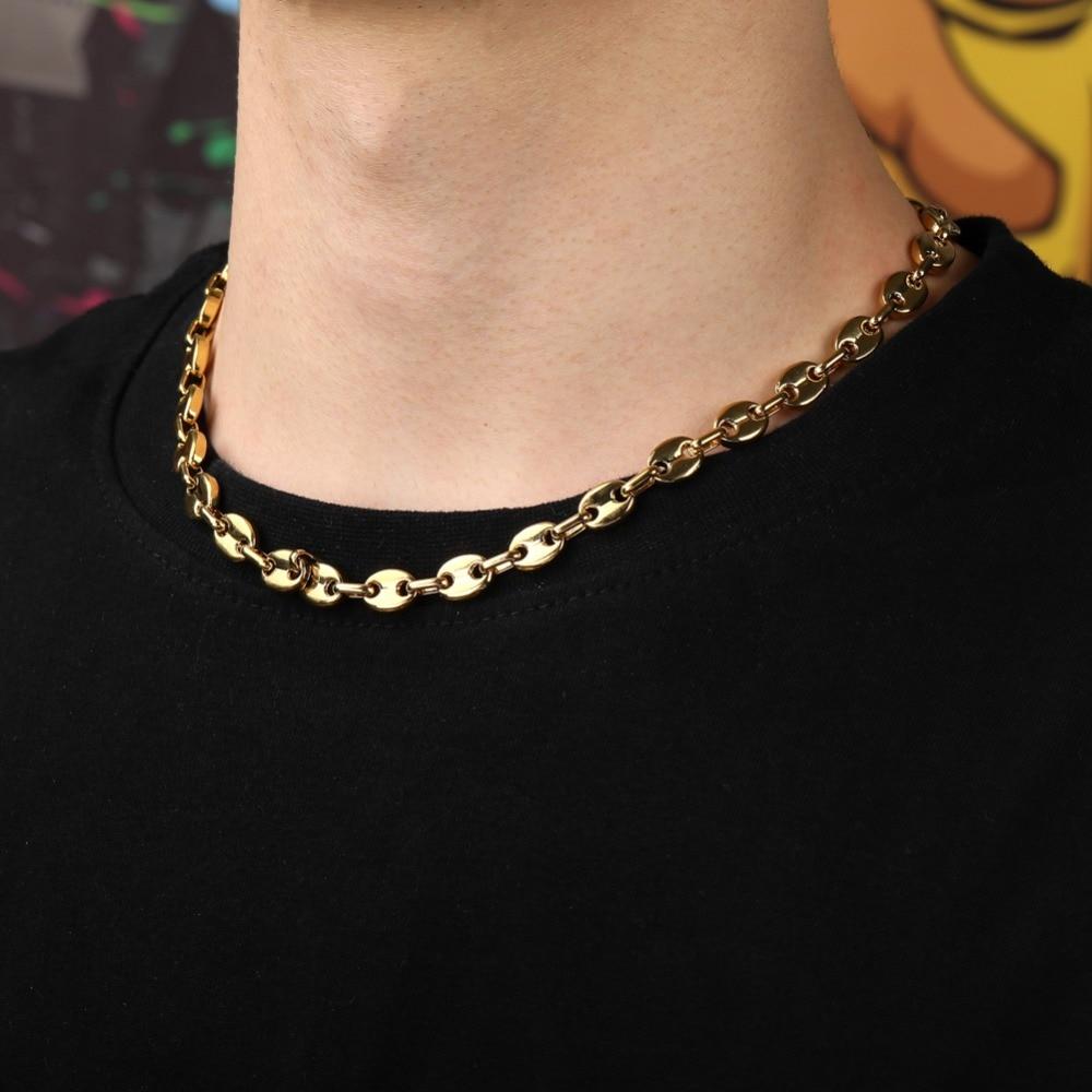 Coffee Bean Link Chain 18K - ICECI