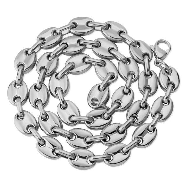 Coffee Bean Link Chain 18K - ICECI