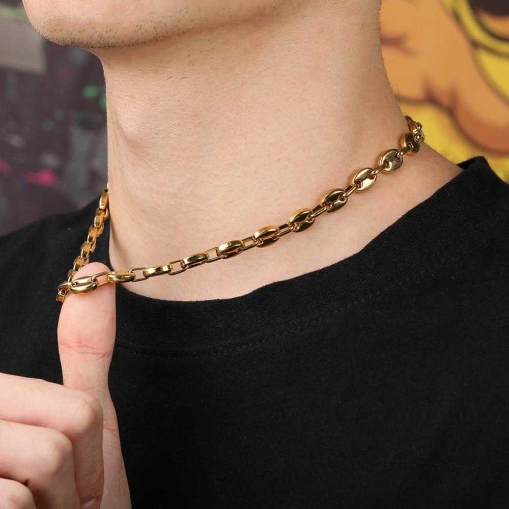 Coffee Bean Link Chain 18K - ICECI