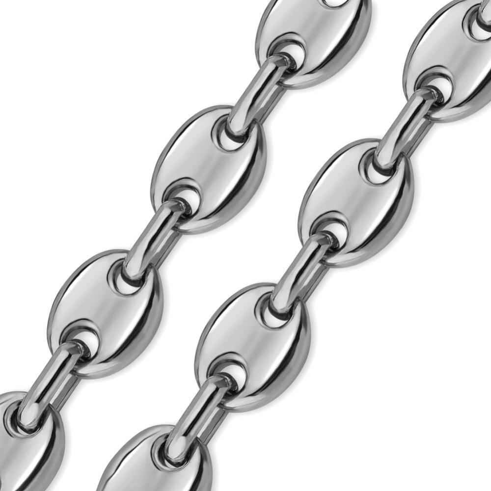Coffee Bean Link Chain 18K - ICECI