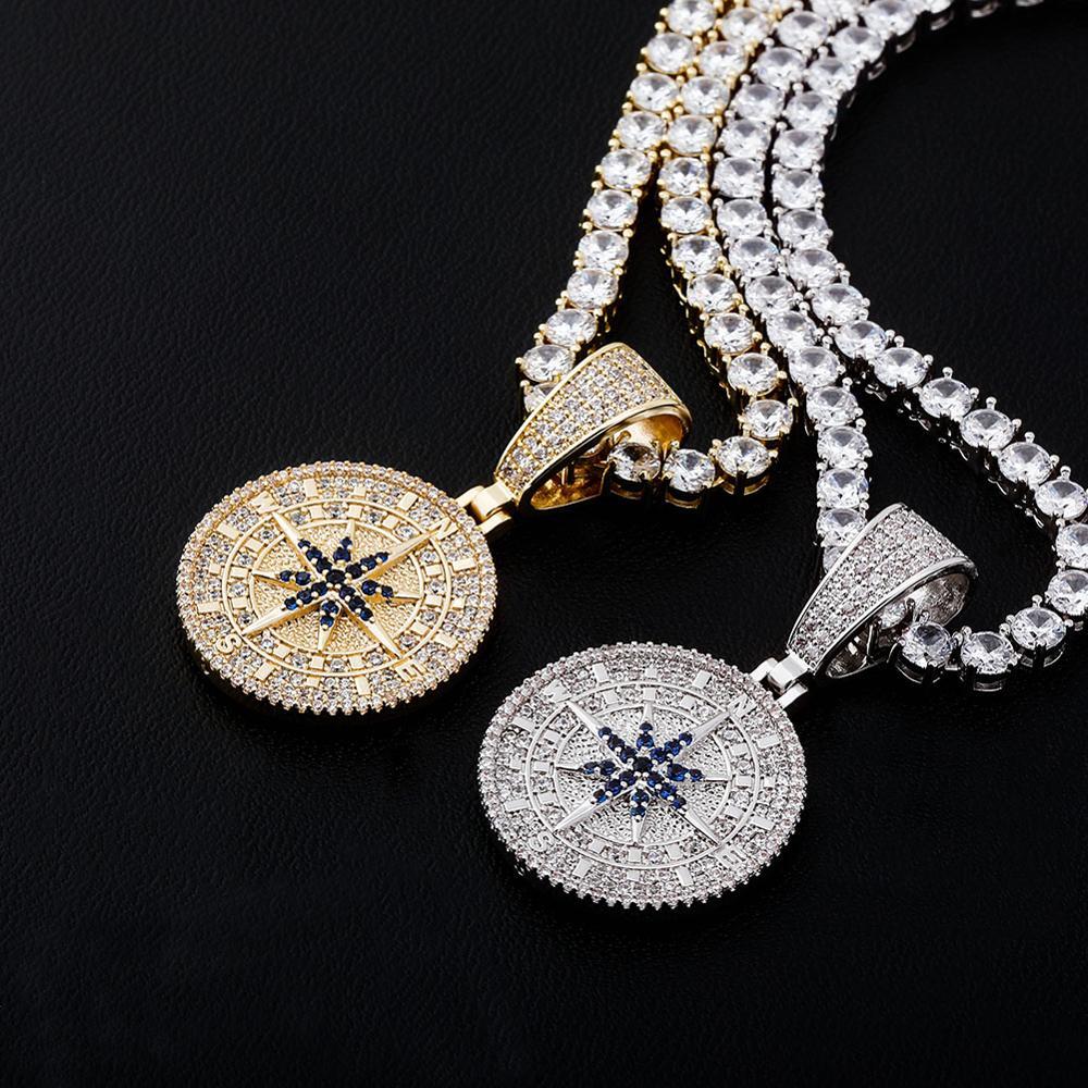 Compass Pendant 14K - ICECI