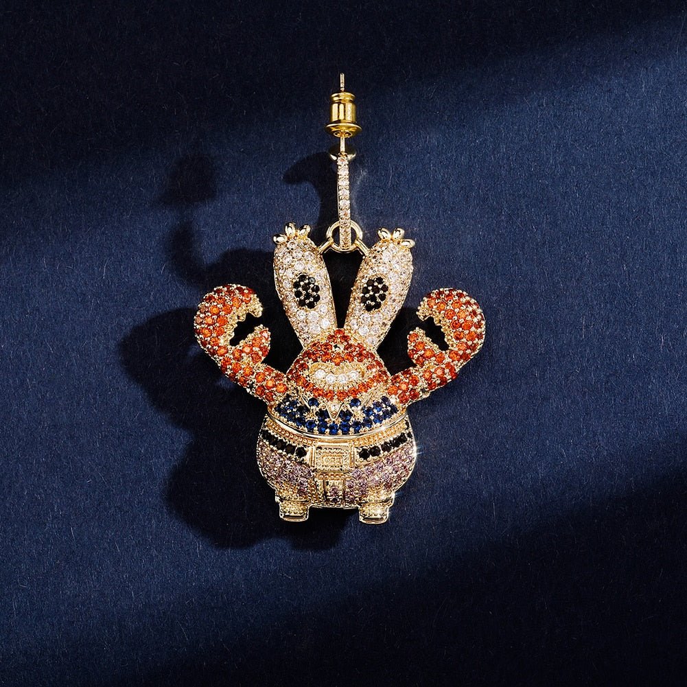 Crab Cartoon Earrings 14K - ICECI