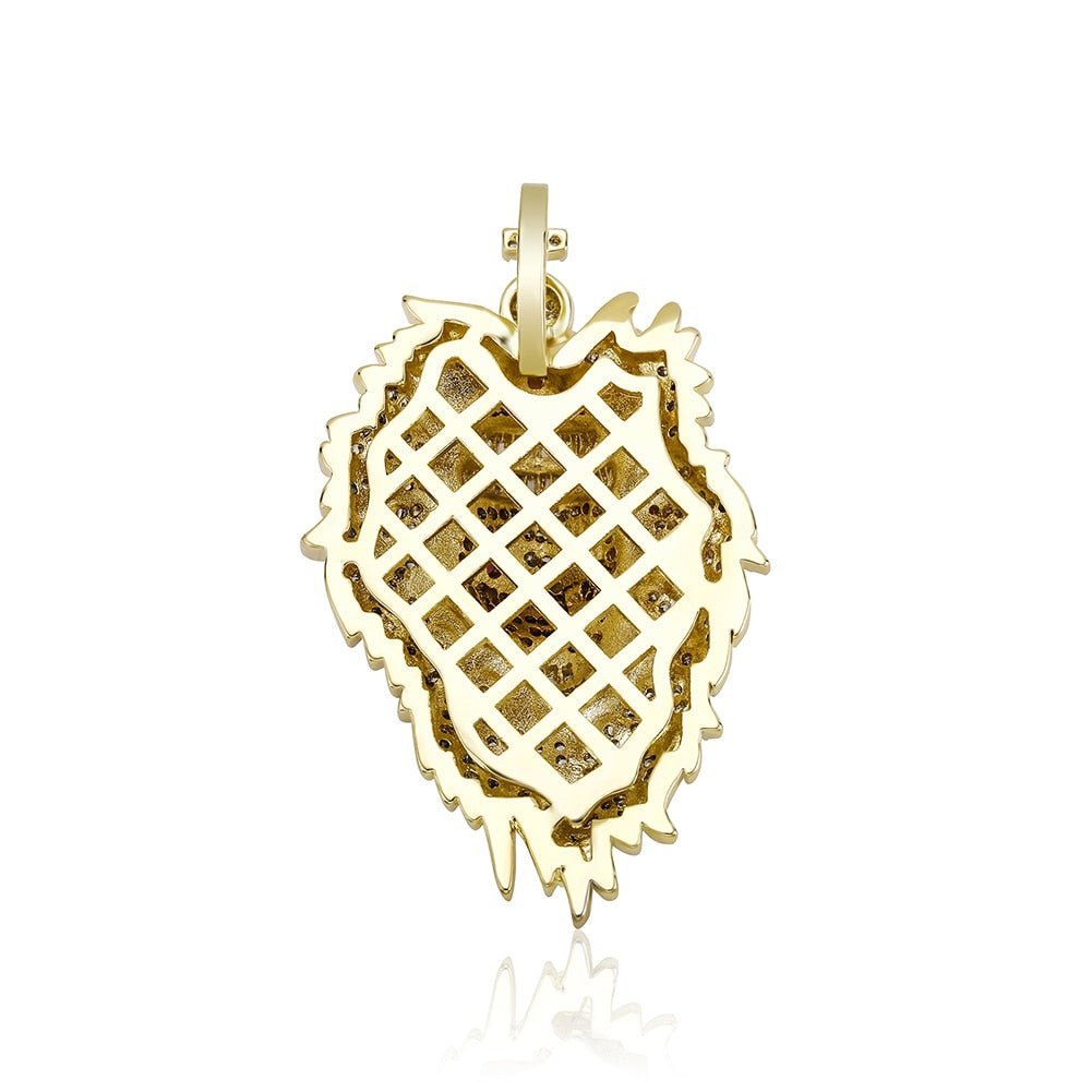 Crown Lion Pendant 14K - ICECI