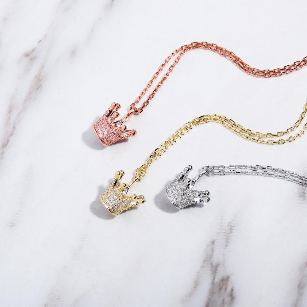 Crown Pendant 14K x Sterling Silver - ICECI