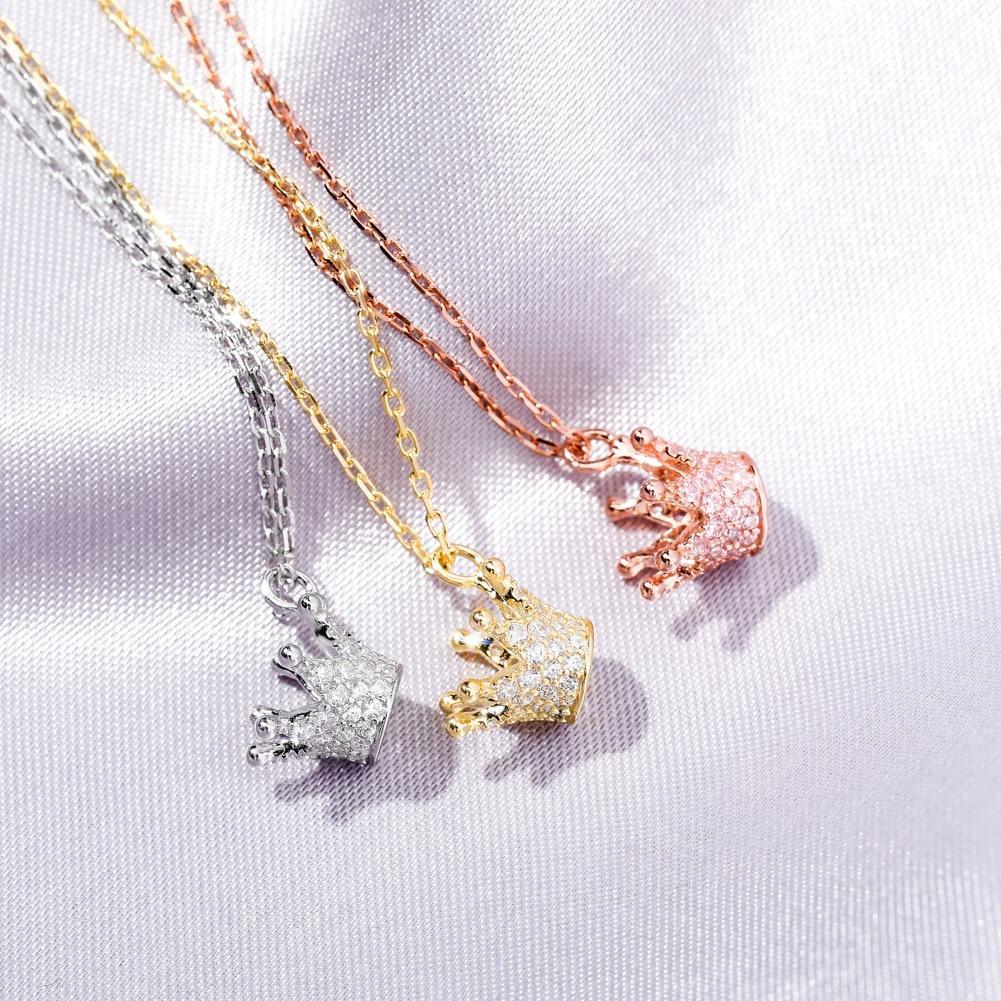 Crown Pendant 14K x Sterling Silver - ICECI