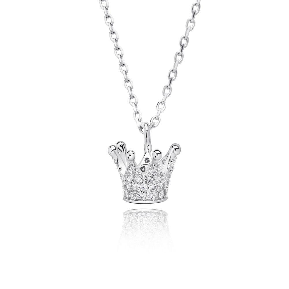 Crown Pendant 14K x Sterling Silver - ICECI