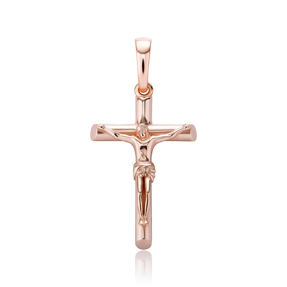 Crucifix Pendant 14K x Sterling Silver - ICECI
