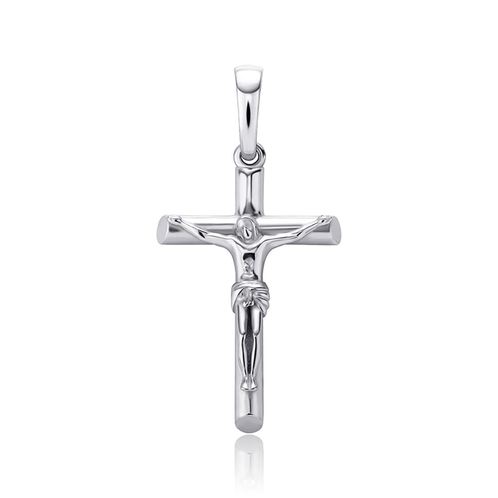 Crucifix Pendant 14K x Sterling Silver - ICECI