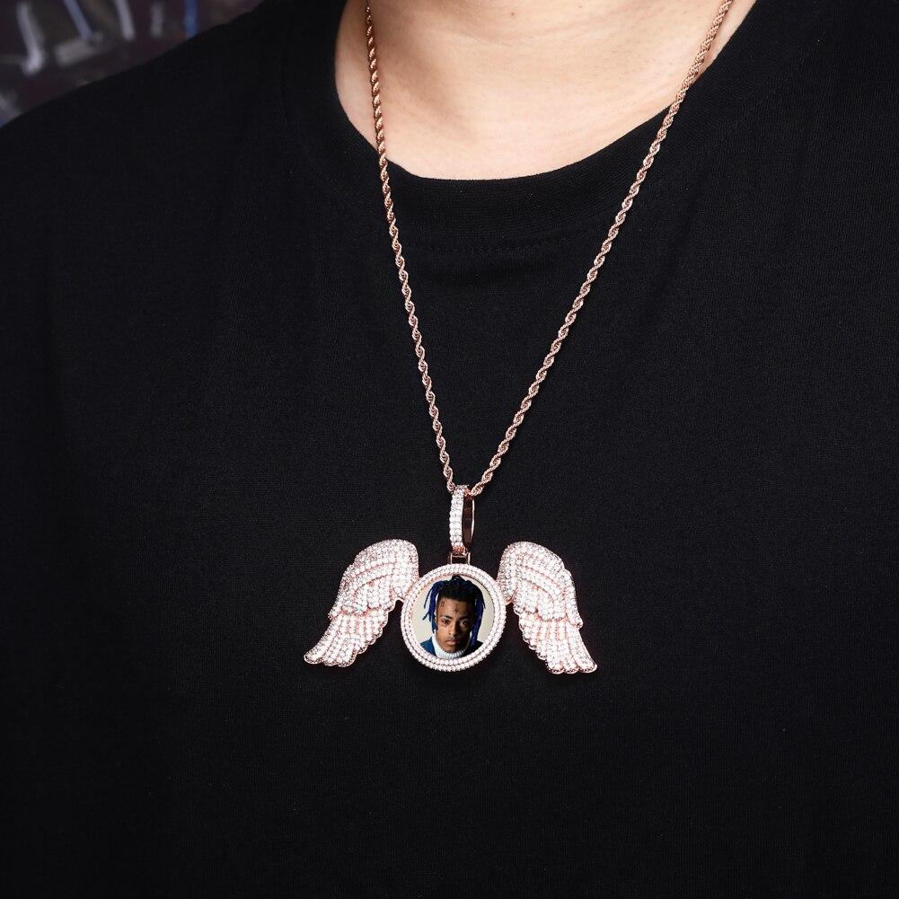 Custom Angelic Photo Pendant 14K - ICECI
