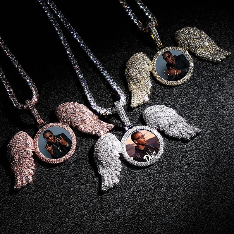 Custom Angelic Photo Pendant 14K - ICECI