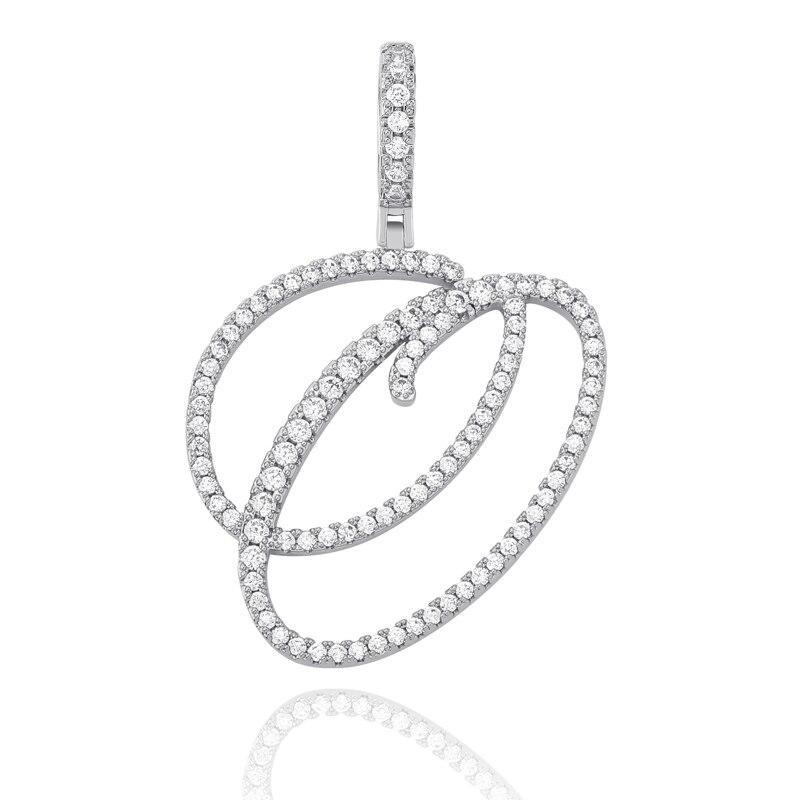 Custom Cursive Font Pendant 18K - ICECI