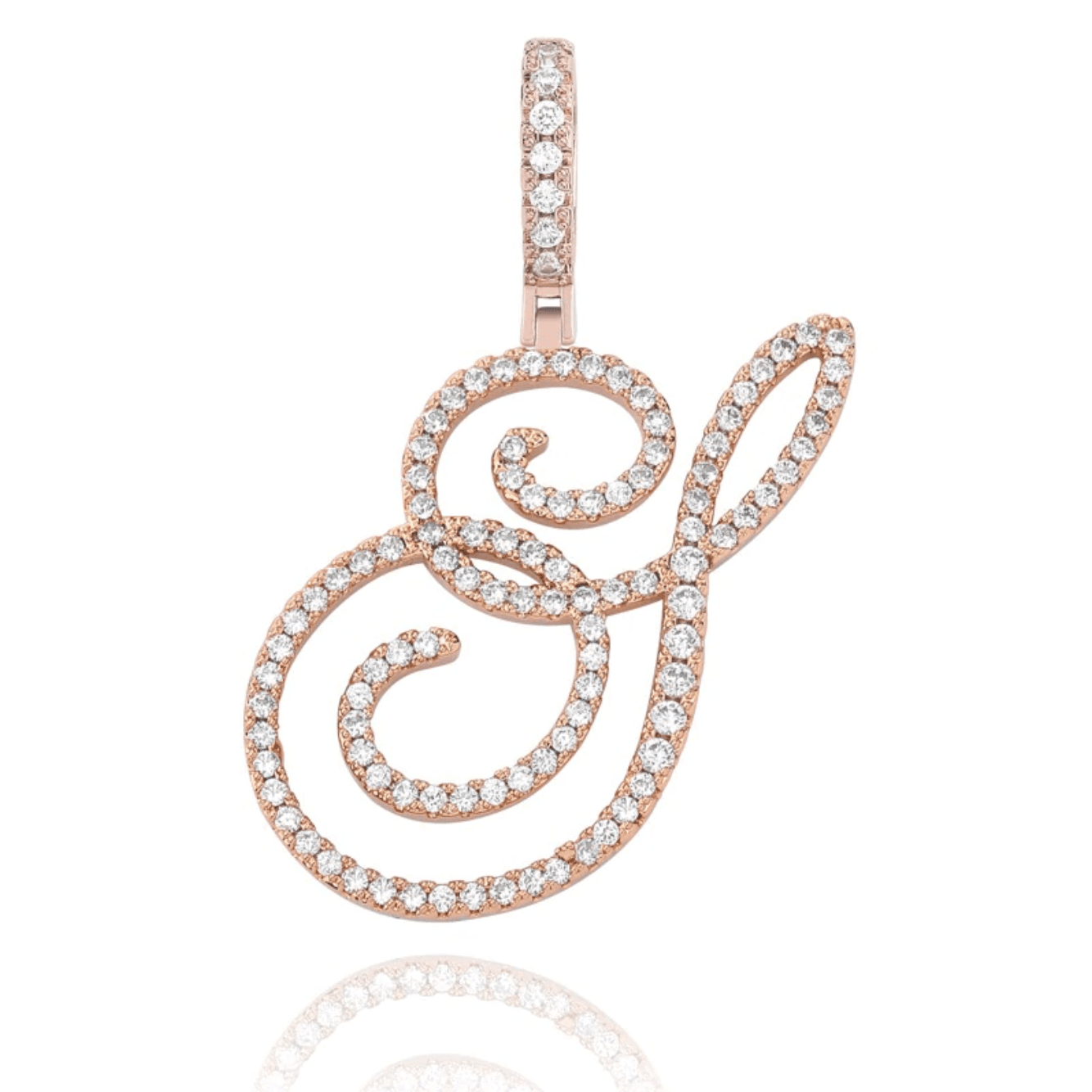 Custom Cursive Font Pendant 18K - ICECI