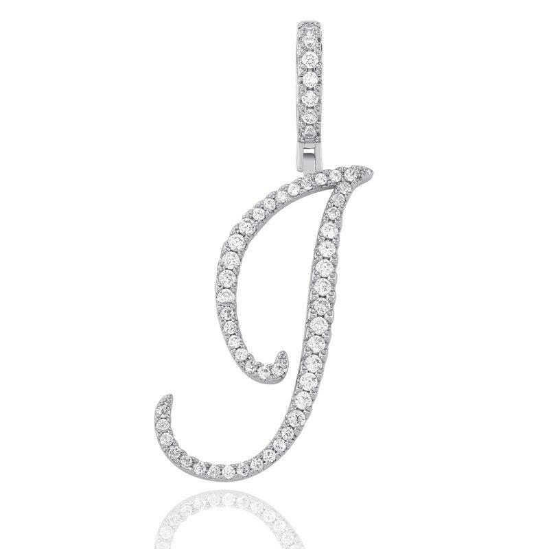 Custom Cursive Font Pendant 18K - ICECI