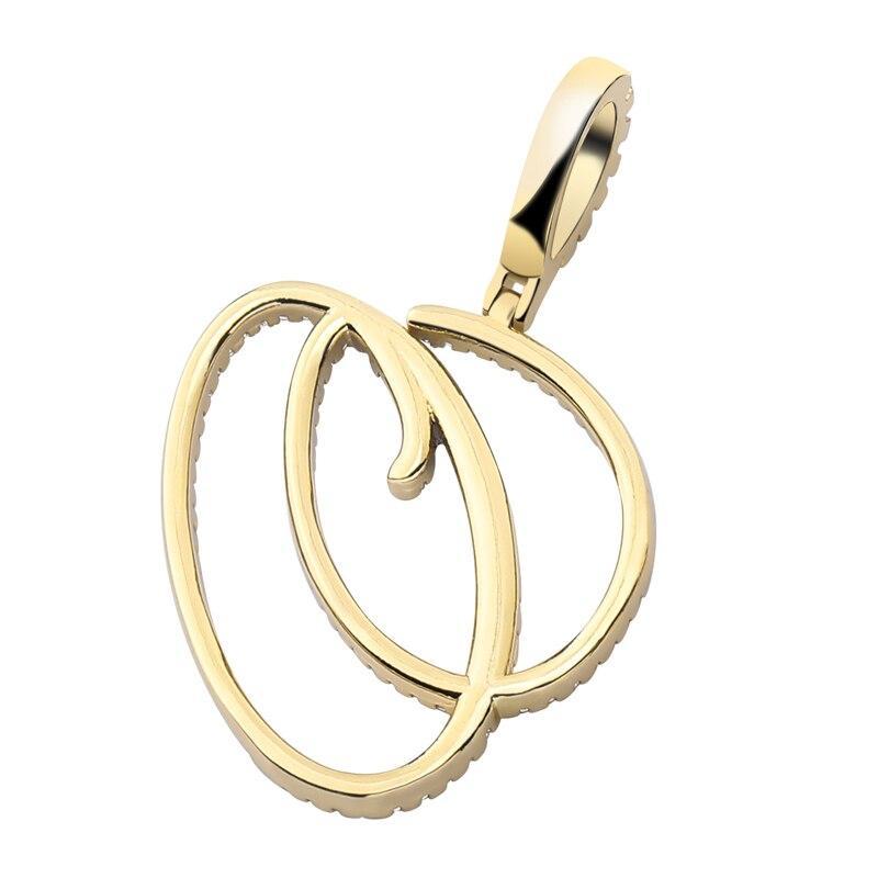 Custom Cursive Font Pendant 18K - ICECI