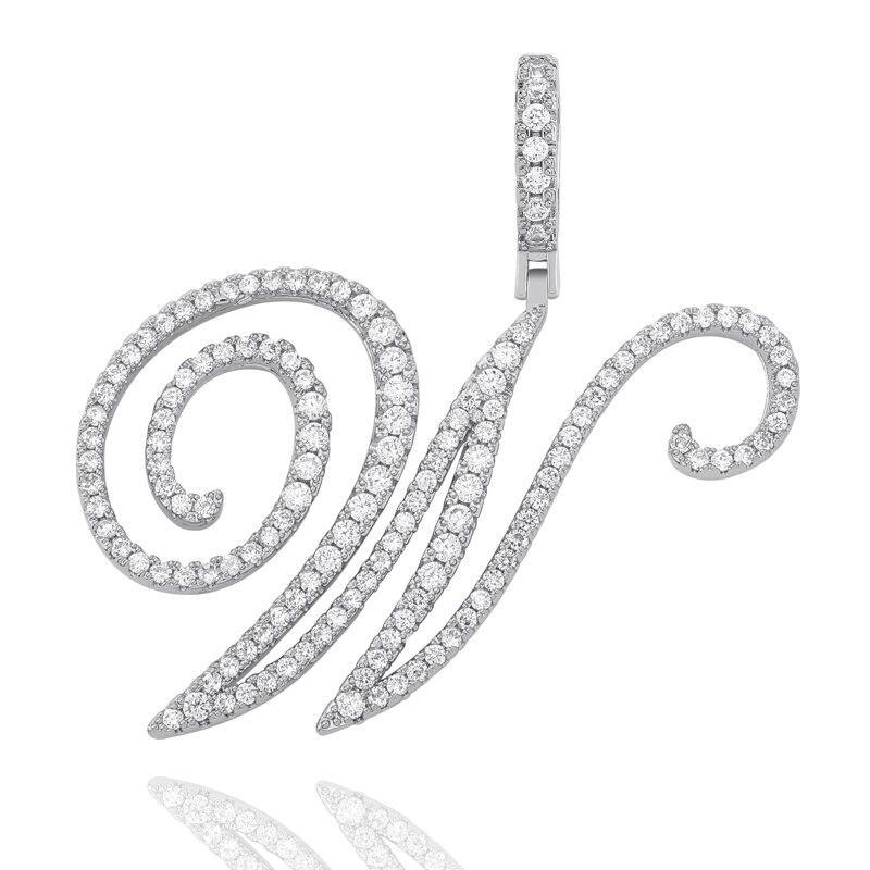 Custom Cursive Font Pendant 18K - ICECI