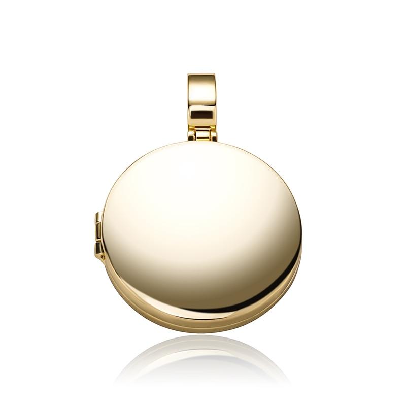 Custom Evil Eye Photo Locket 14K - ICECI
