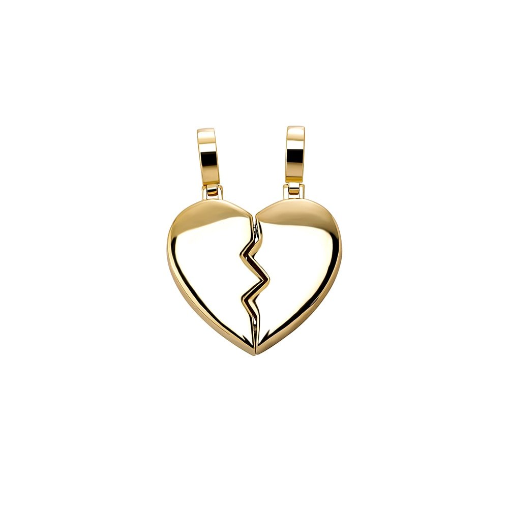 Custom Heartbreak Magnetic Photo Pendant 14K - ICECI