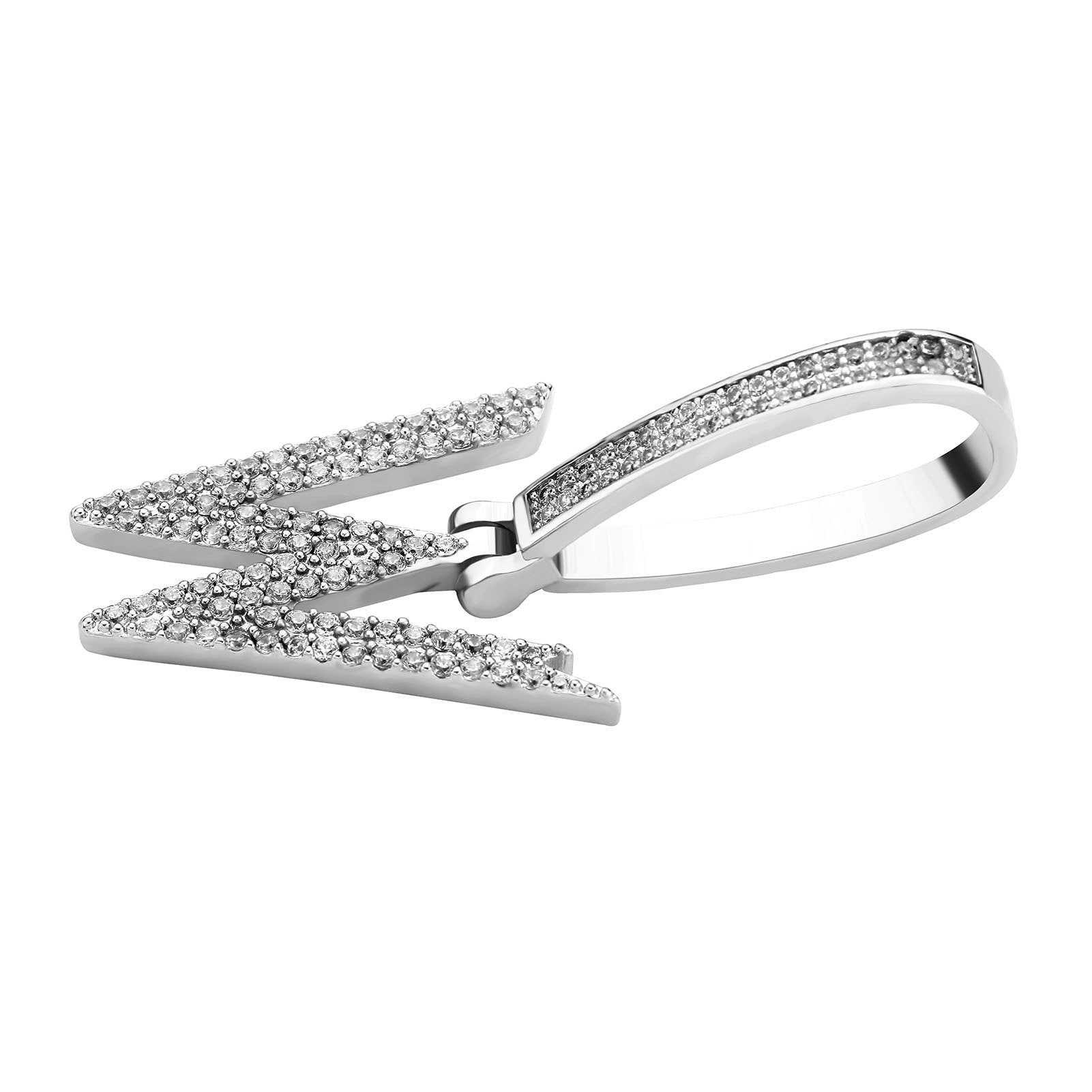 Custom New Brush Letter Pendant 14K - ICECI