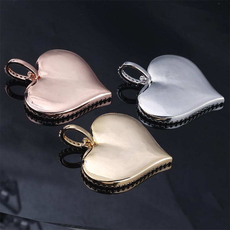 Custom Photo Heart Pendant 18K - ICECI