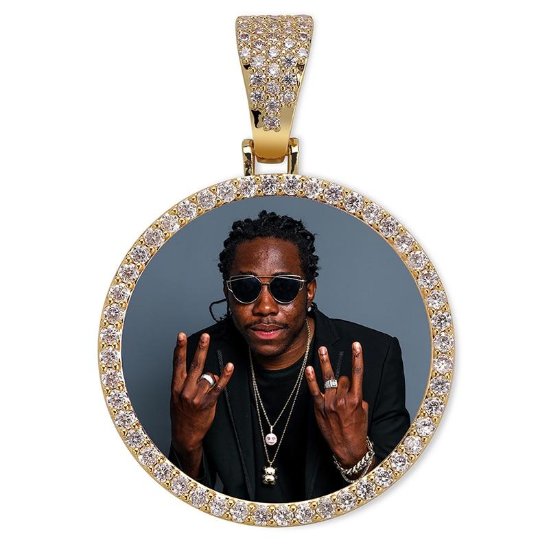 Custom Photo Medallion Pendant 14K - ICECI