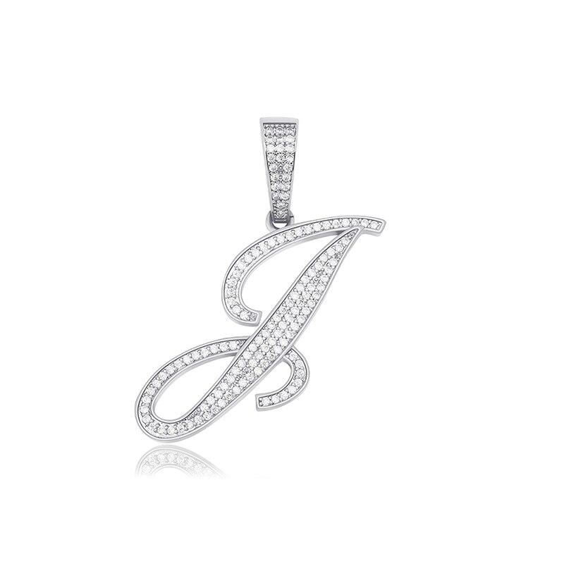 Custom Script Letter Pendant 14K - ICECI