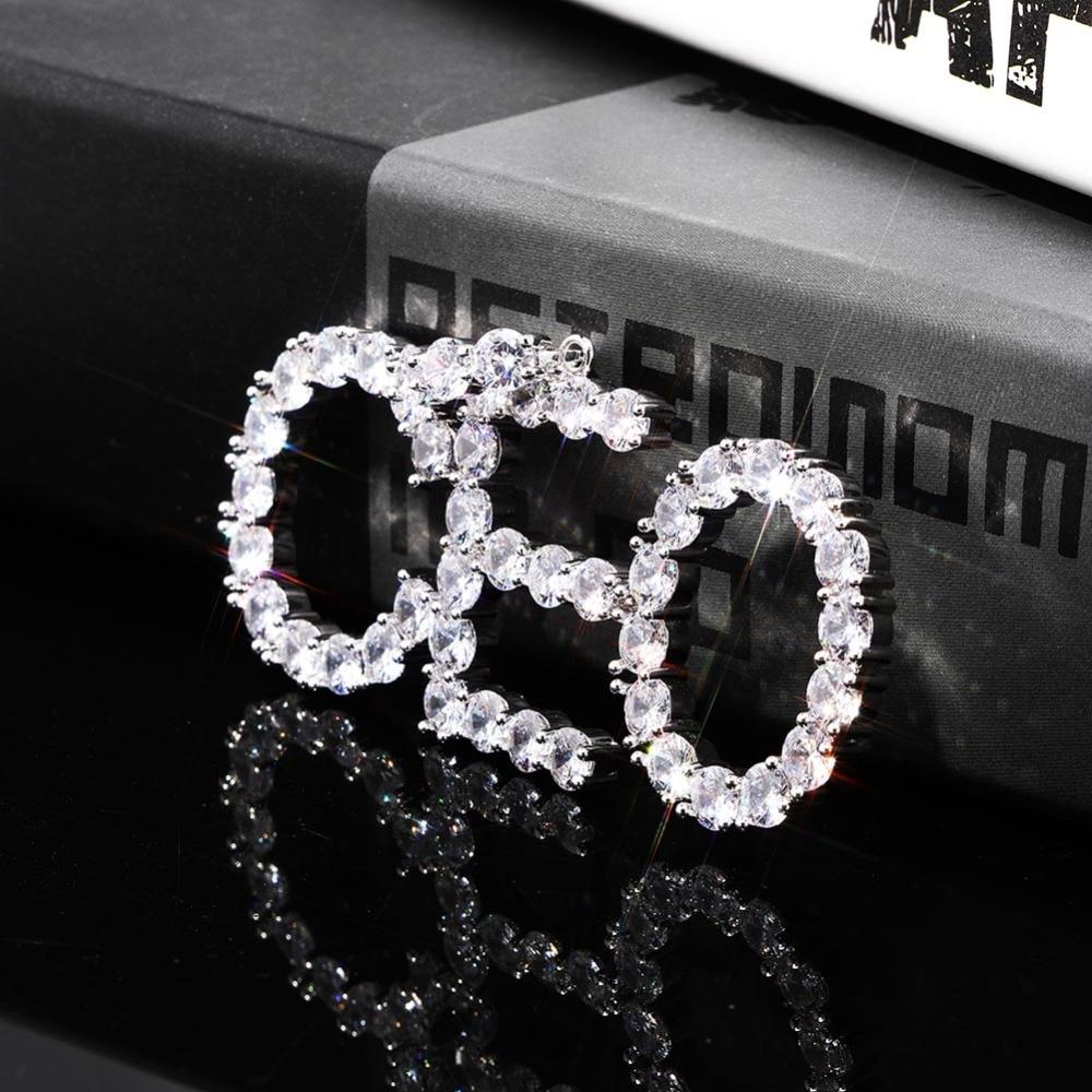 Custom Tennis Font Pendant 18K - ICECI