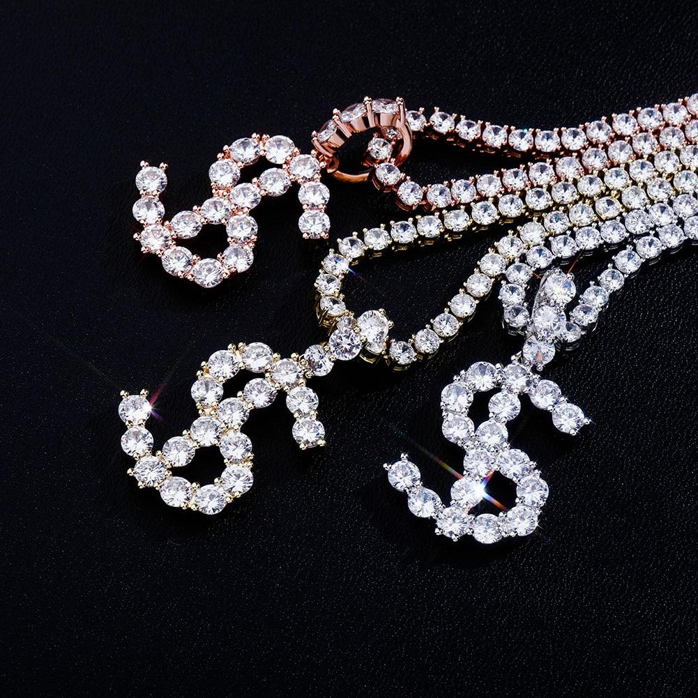 Custom Tennis Letter Pendant 14K - ICECI