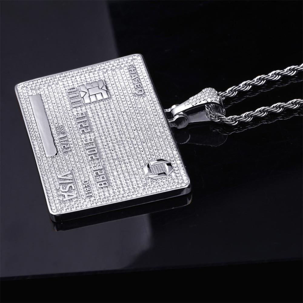 Custom Visa Card Pendant 18K - ICECI