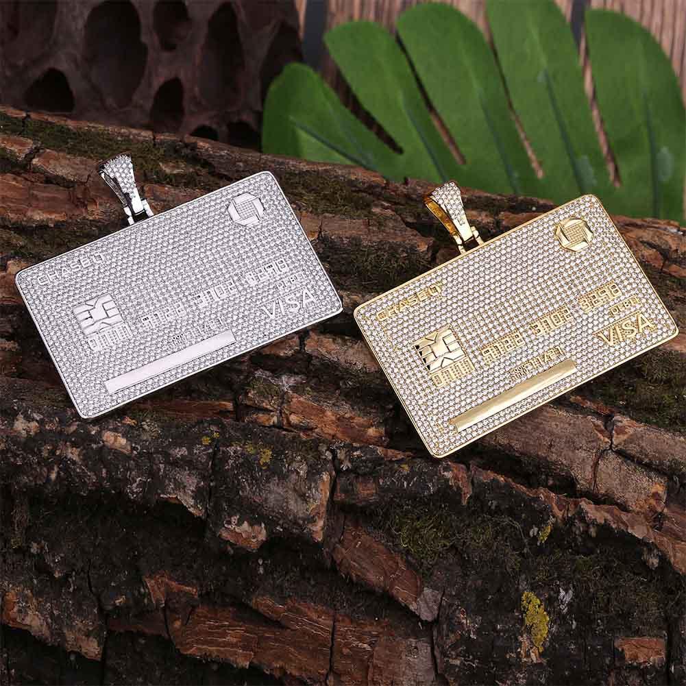 Custom Visa Card Pendant 18K - ICECI