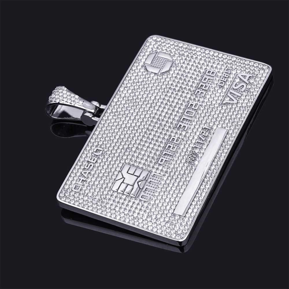 Custom Visa Card Pendant 18K - ICECI