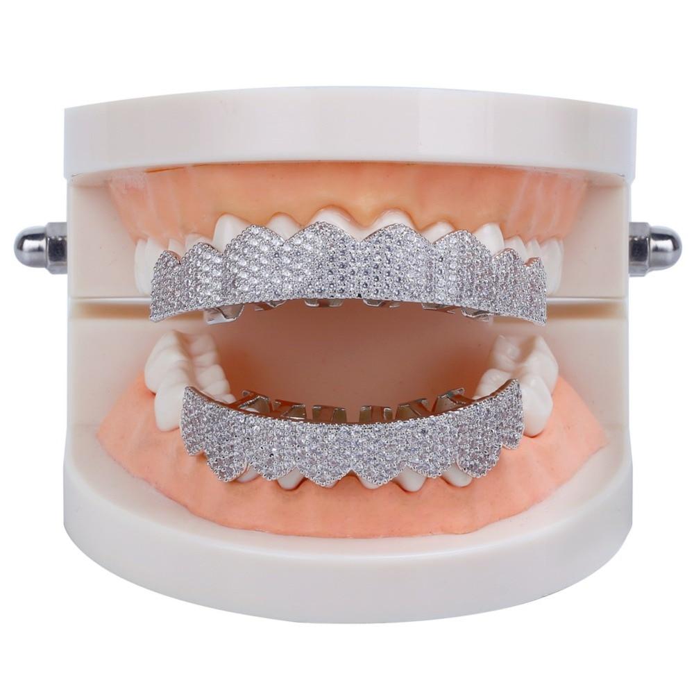 CZ Cluster Premium Grillz 14K - ICECI