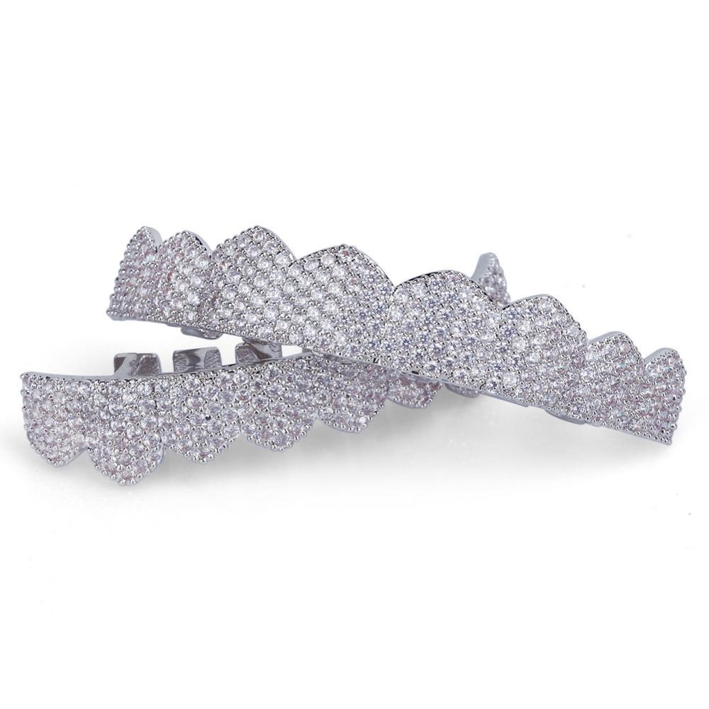 CZ Cluster Premium Grillz 14K - ICECI