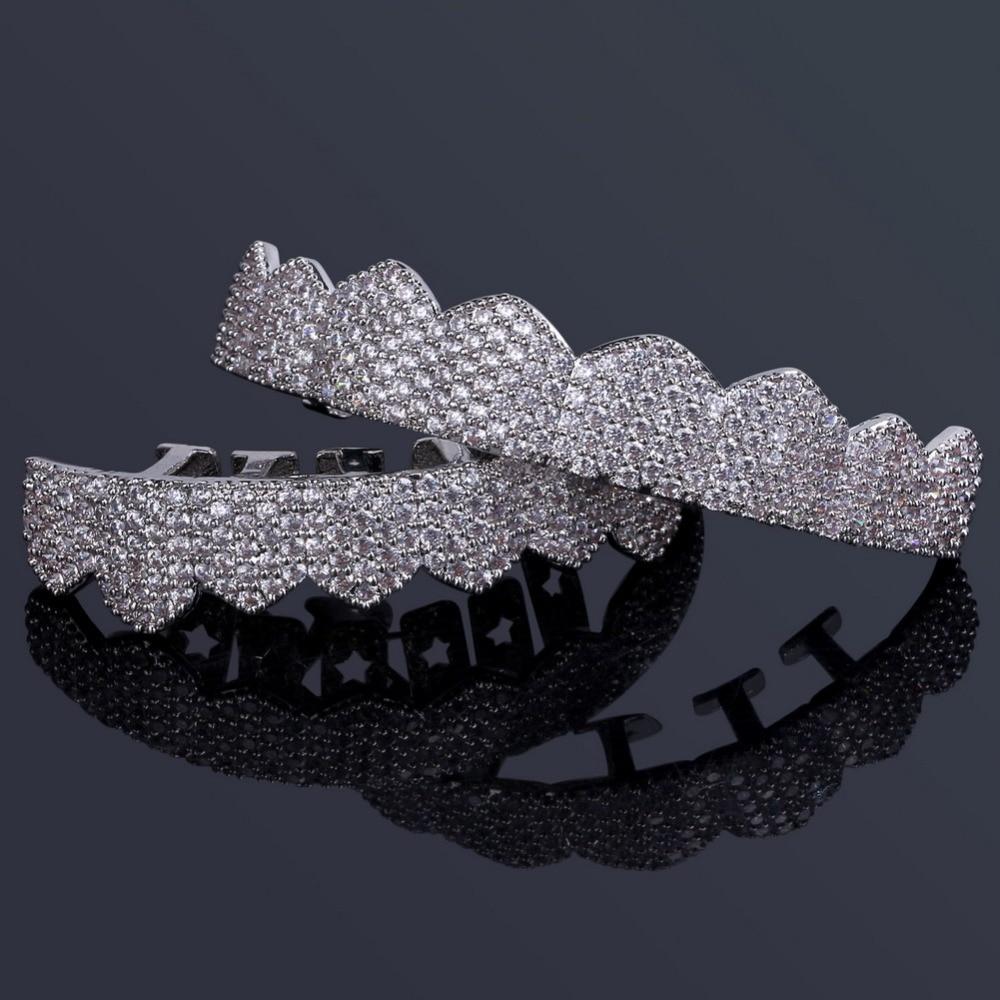 CZ Cluster Premium Grillz 14K - ICECI