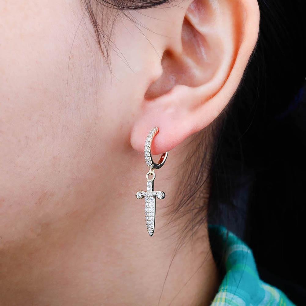 Dagger Drop Earrings 14K - ICECI