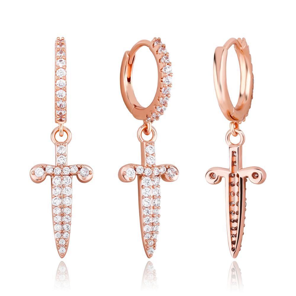 Dagger Drop Earrings 14K - ICECI