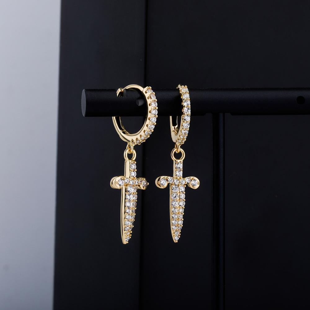 Dagger Drop Earrings 14K - ICECI