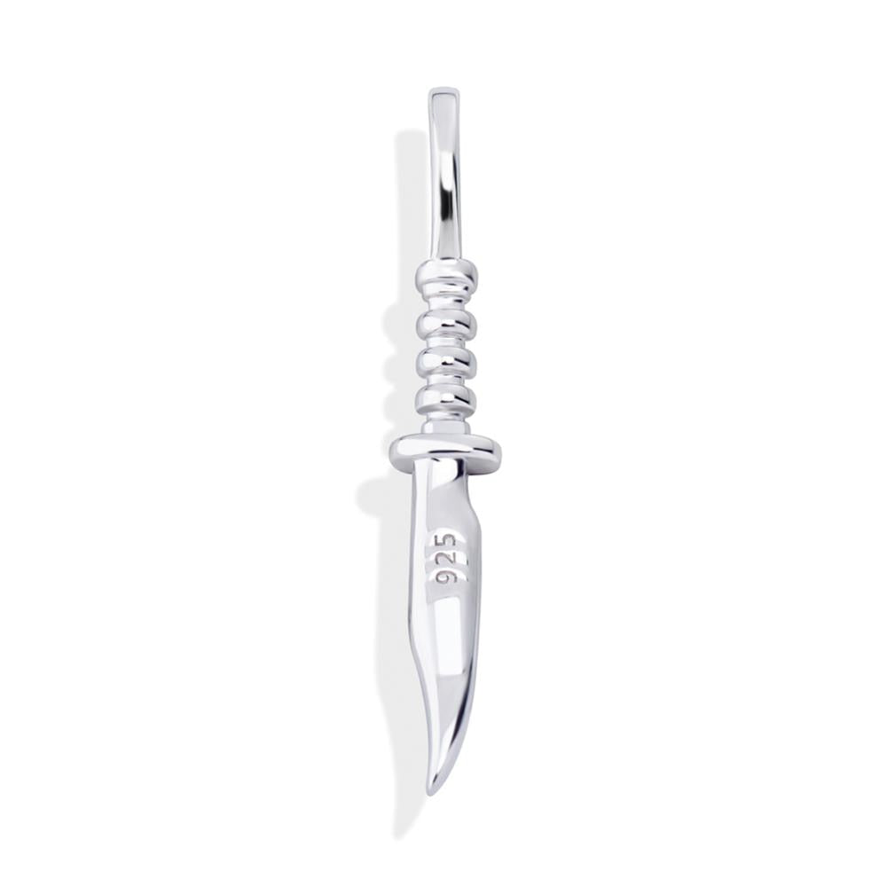 Dagger Pendant 14K x Sterling Silver - ICECI