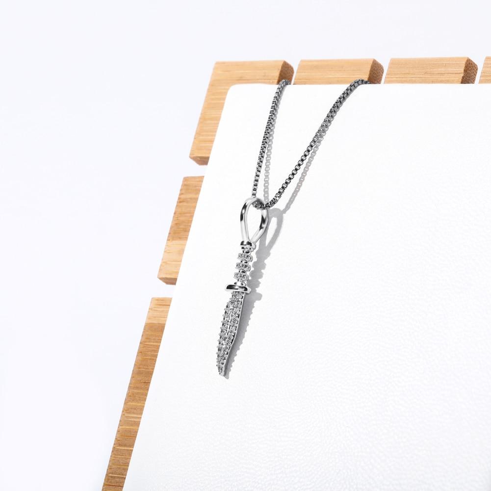 Dagger Pendant 14K x Sterling Silver - ICECI